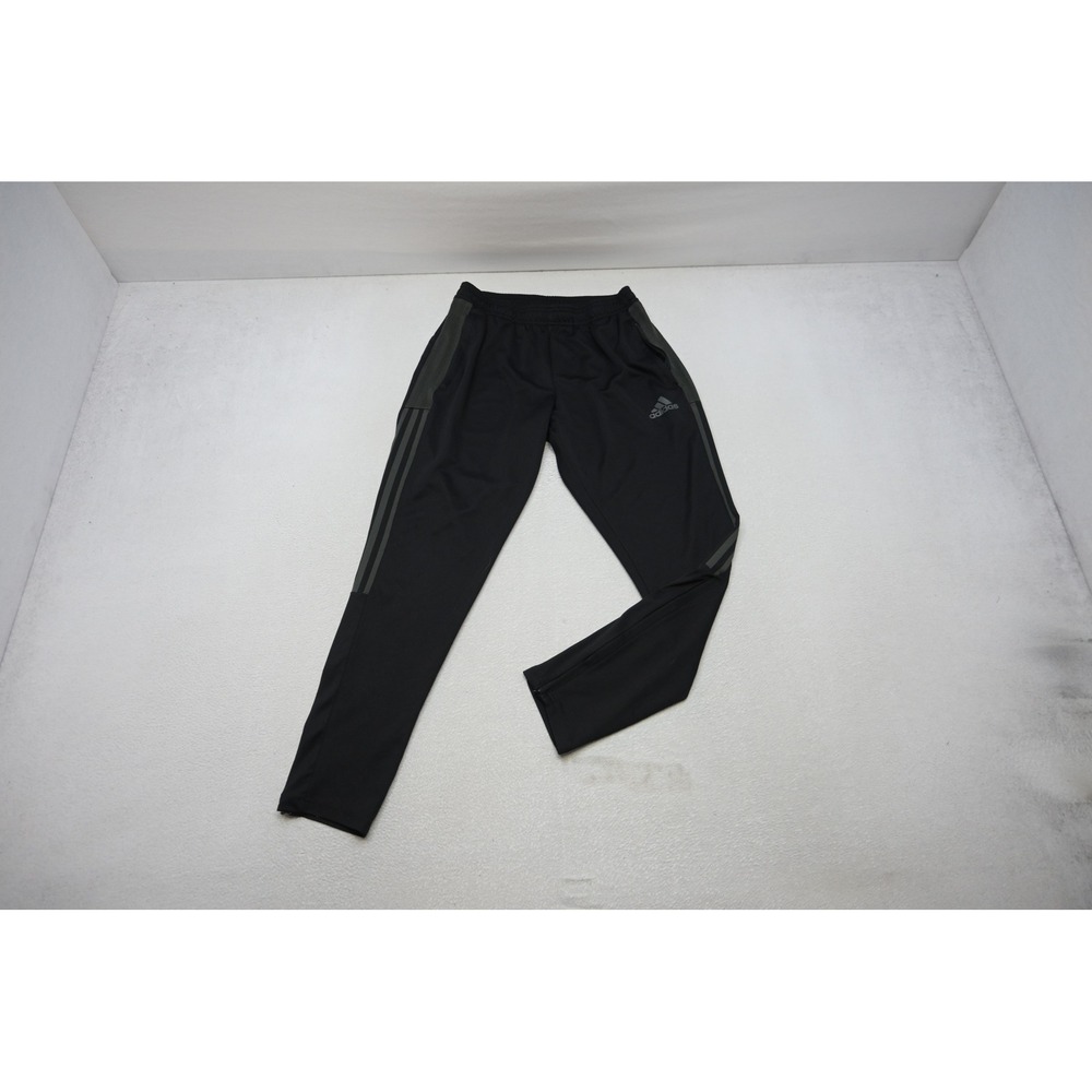 Adidas Tiro Training Pants Mens Medium Tapered Stripes Ankle Zip Excellent